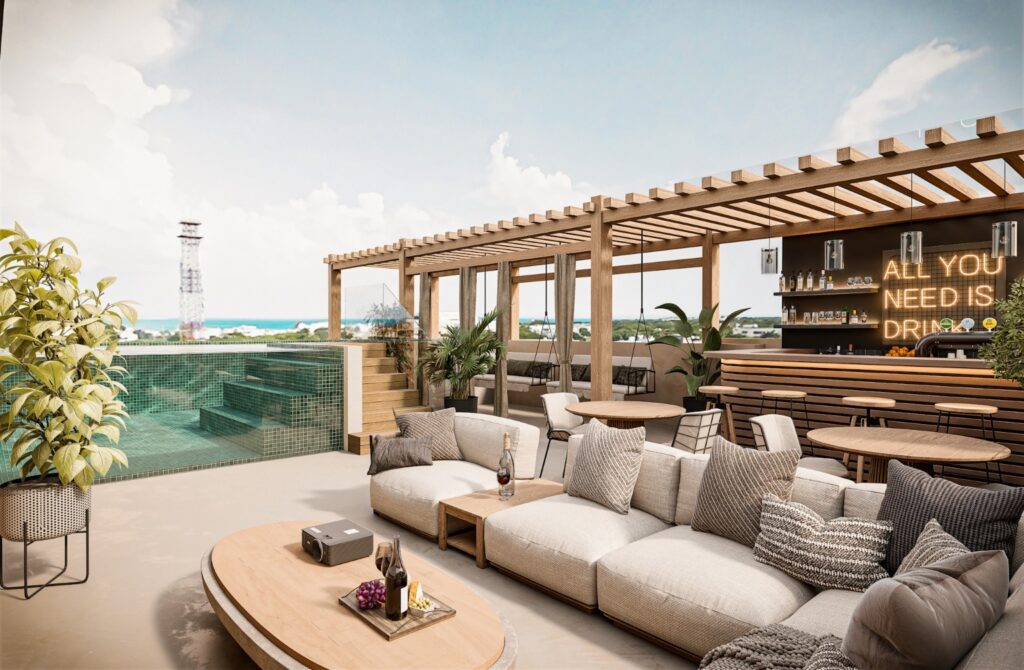 Playa del Carmen Super nouvel appartement 1 chambre